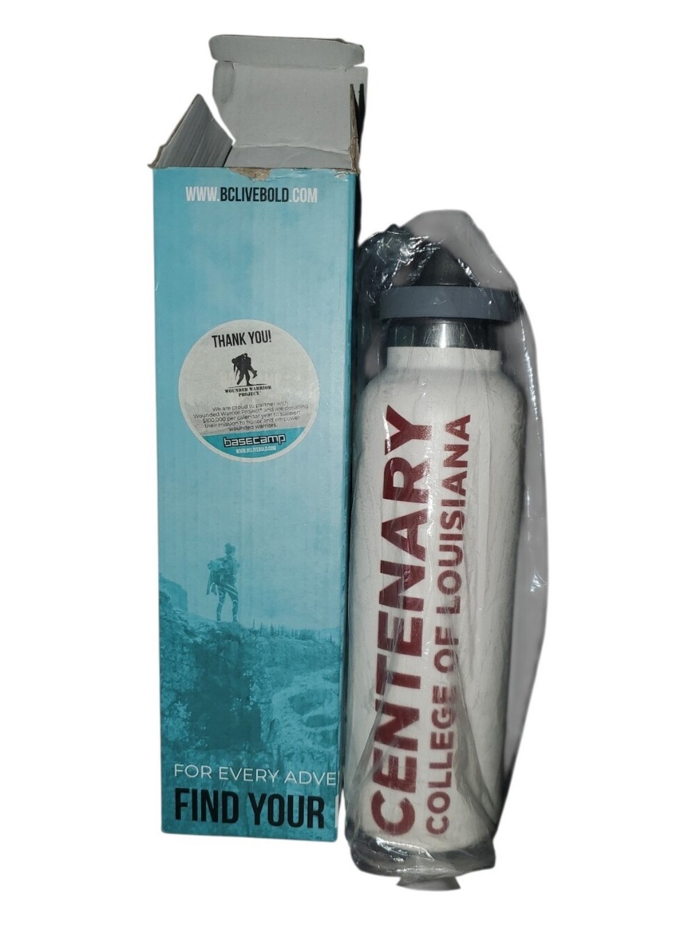 Tundra Bottle Basecamp X Centenary College of Louisiana Water Bottle NIB